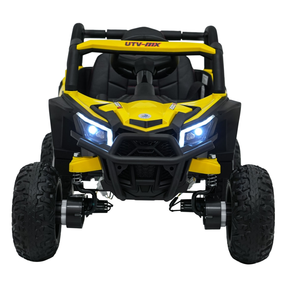 Elektrinis Buggy Madman UTV-MX, Yellow-Elektromobiliai vaikams, Keturračiai ir bagiai-e-vaikas