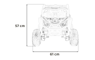 Pojazd Buggy Madman UTV-MX Żółty