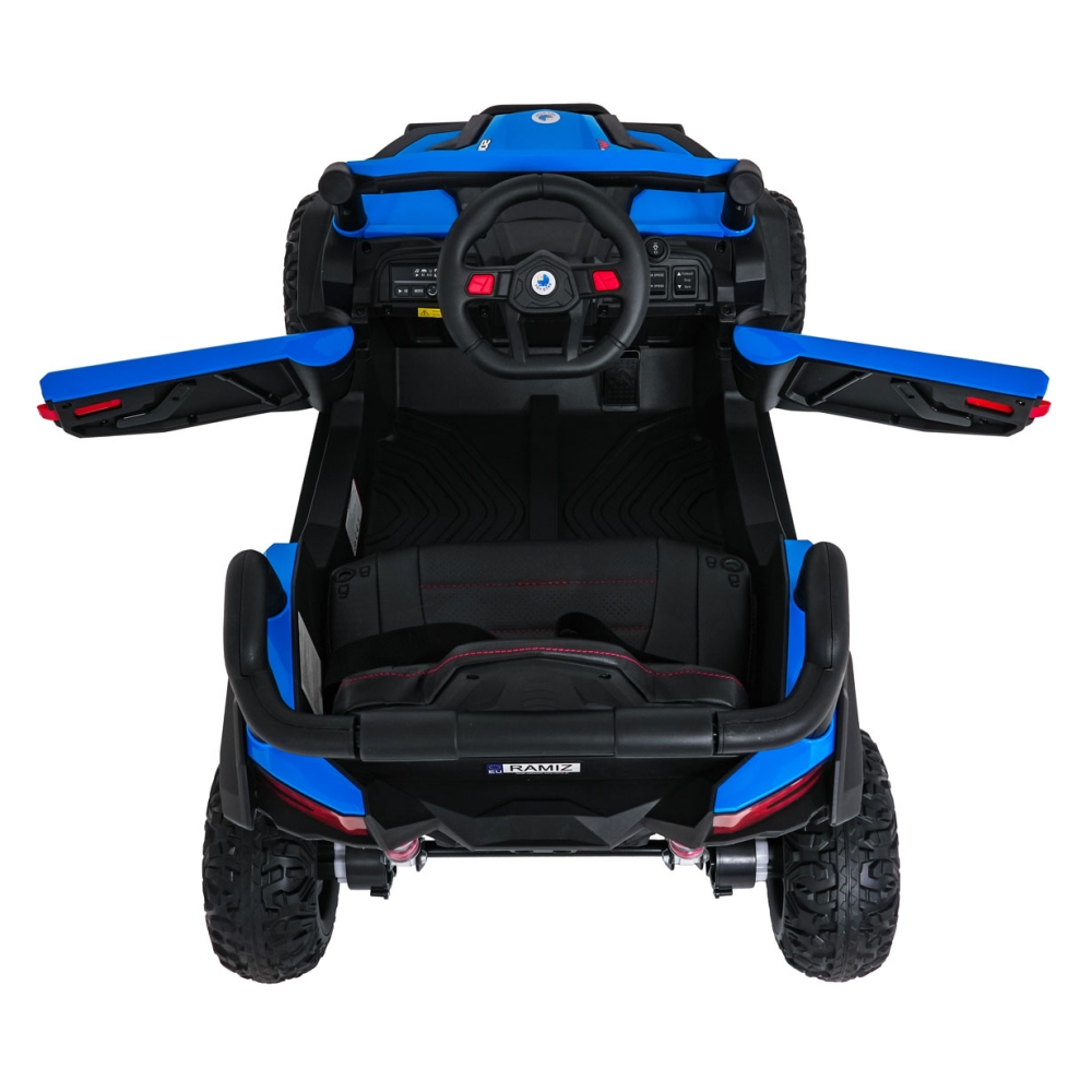 Elektrinis Buggy Madman UTV-MX, Blue-Elektromobiliai vaikams, Keturračiai ir bagiai-e-vaikas