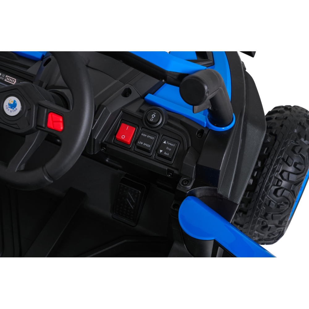 Elektrinis Buggy Madman UTV-MX, Blue-Elektromobiliai vaikams, Keturračiai ir bagiai-e-vaikas