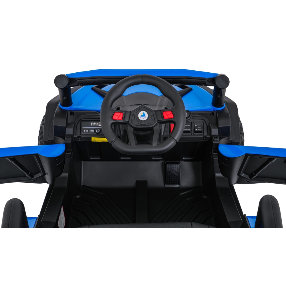 Elektrinis Buggy Madman UTV-MX, Blue-Elektromobiliai vaikams, Keturračiai ir bagiai-e-vaikas