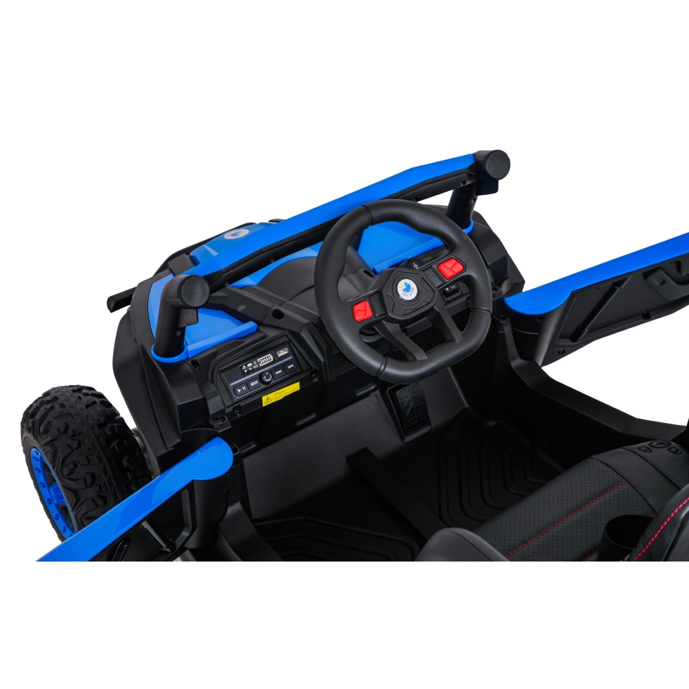 Elektrinis Buggy Madman UTV-MX, Blue-Elektromobiliai vaikams, Keturračiai ir bagiai-e-vaikas
