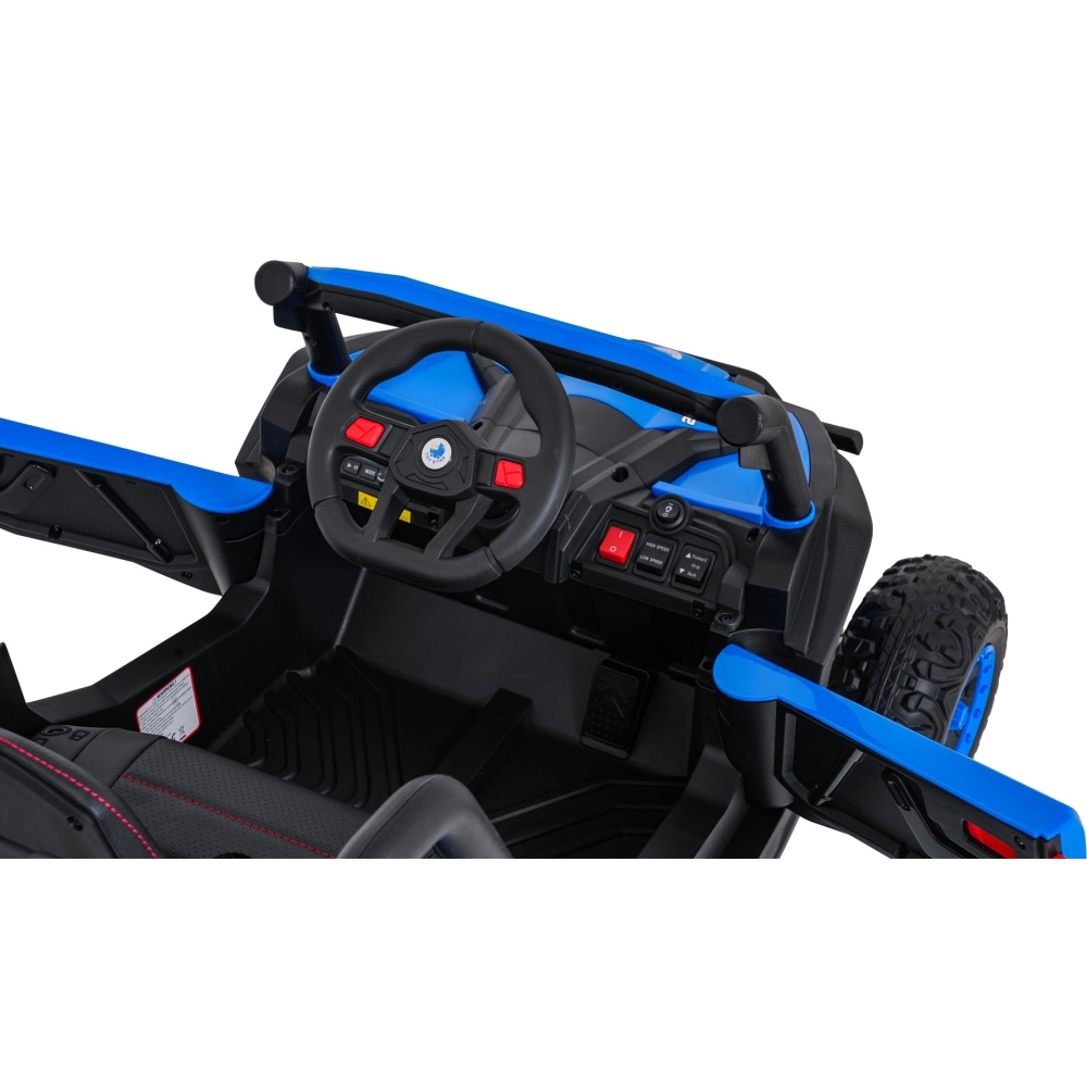 Elektrinis Buggy Madman UTV-MX, Blue-Elektromobiliai vaikams, Keturračiai ir bagiai-e-vaikas