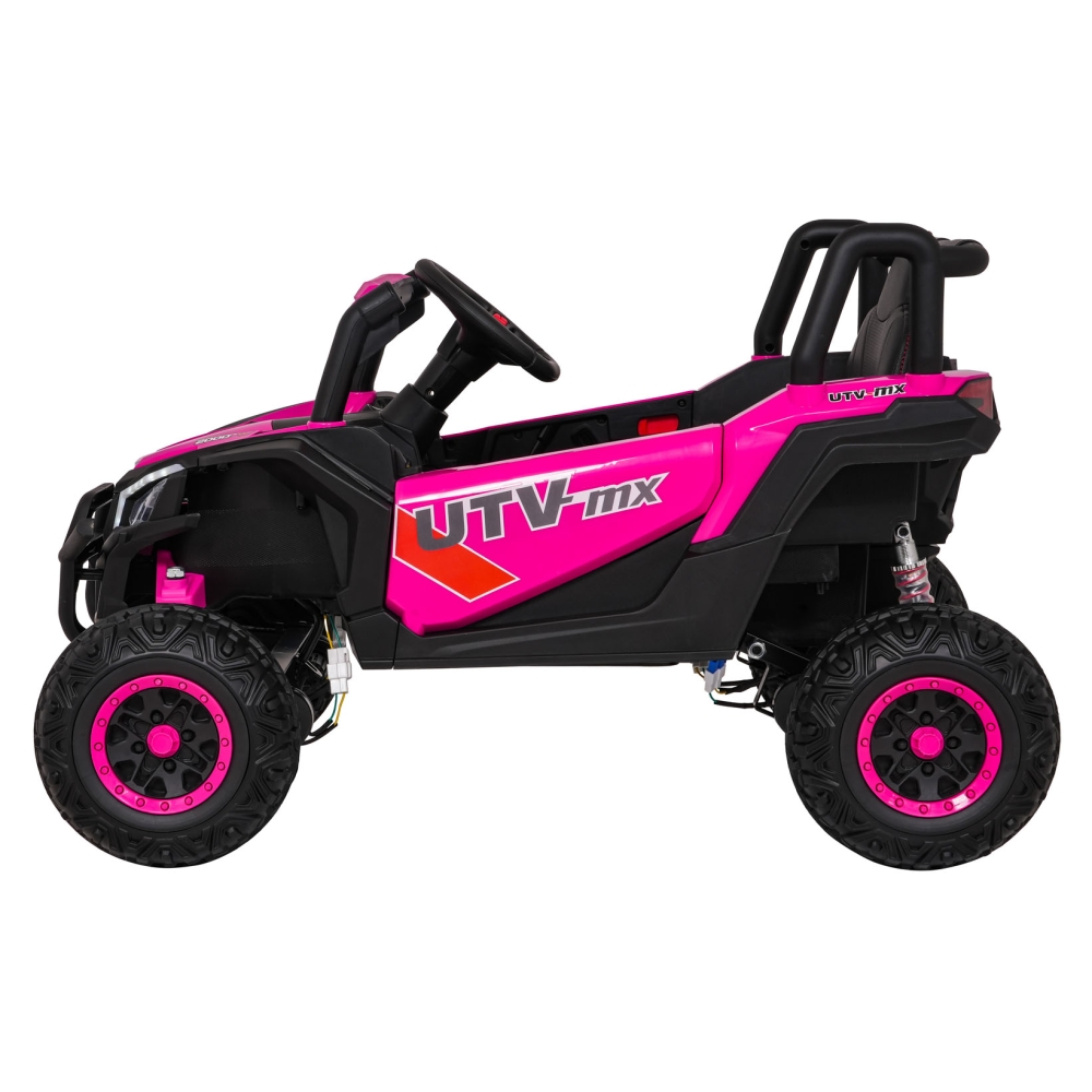 Elektrinis Buggy Madman UTV-MX, Pink-Elektromobiliai vaikams, Keturračiai ir bagiai-e-vaikas