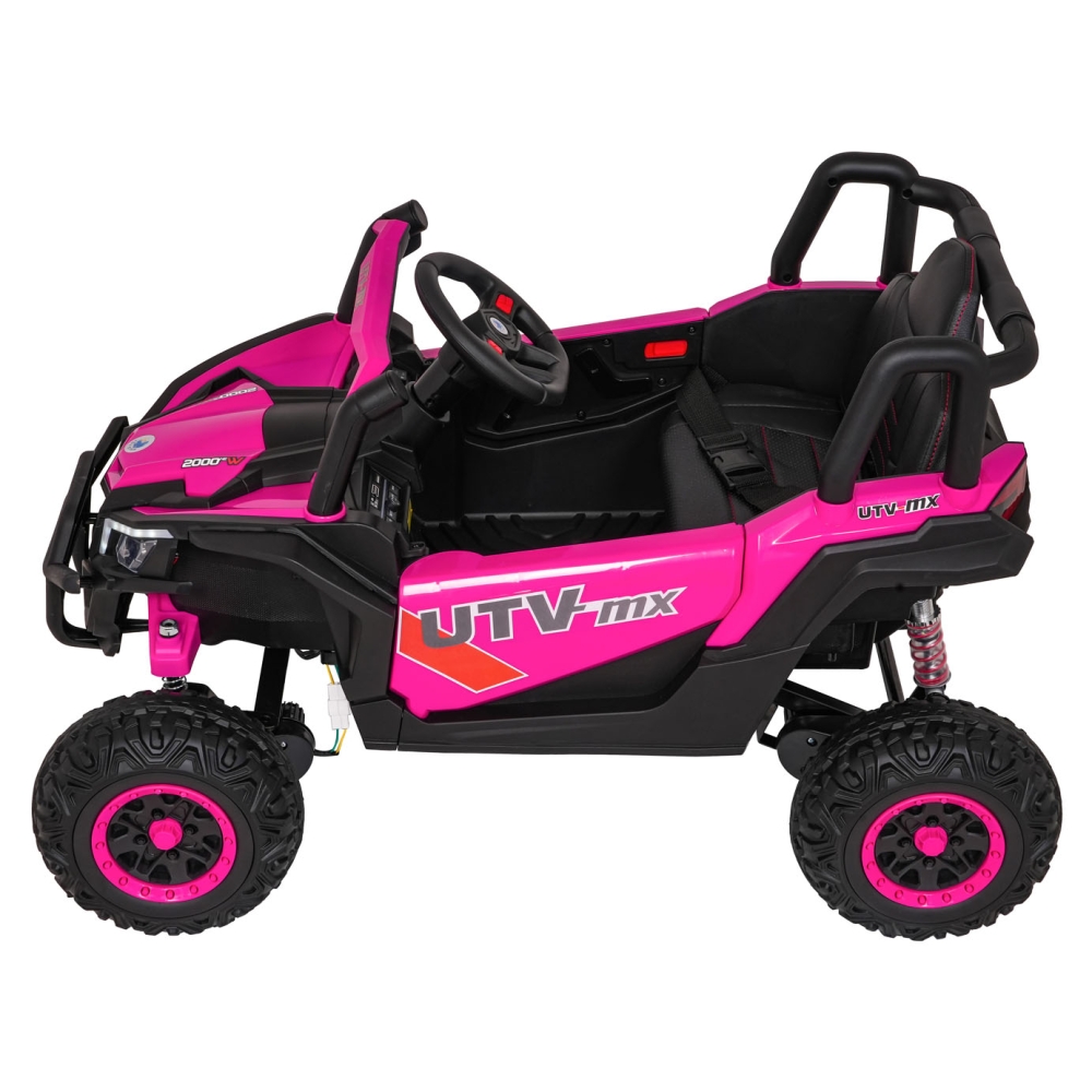 Elektrinis Buggy Madman UTV-MX, Pink-Elektromobiliai vaikams, Keturračiai ir bagiai-e-vaikas