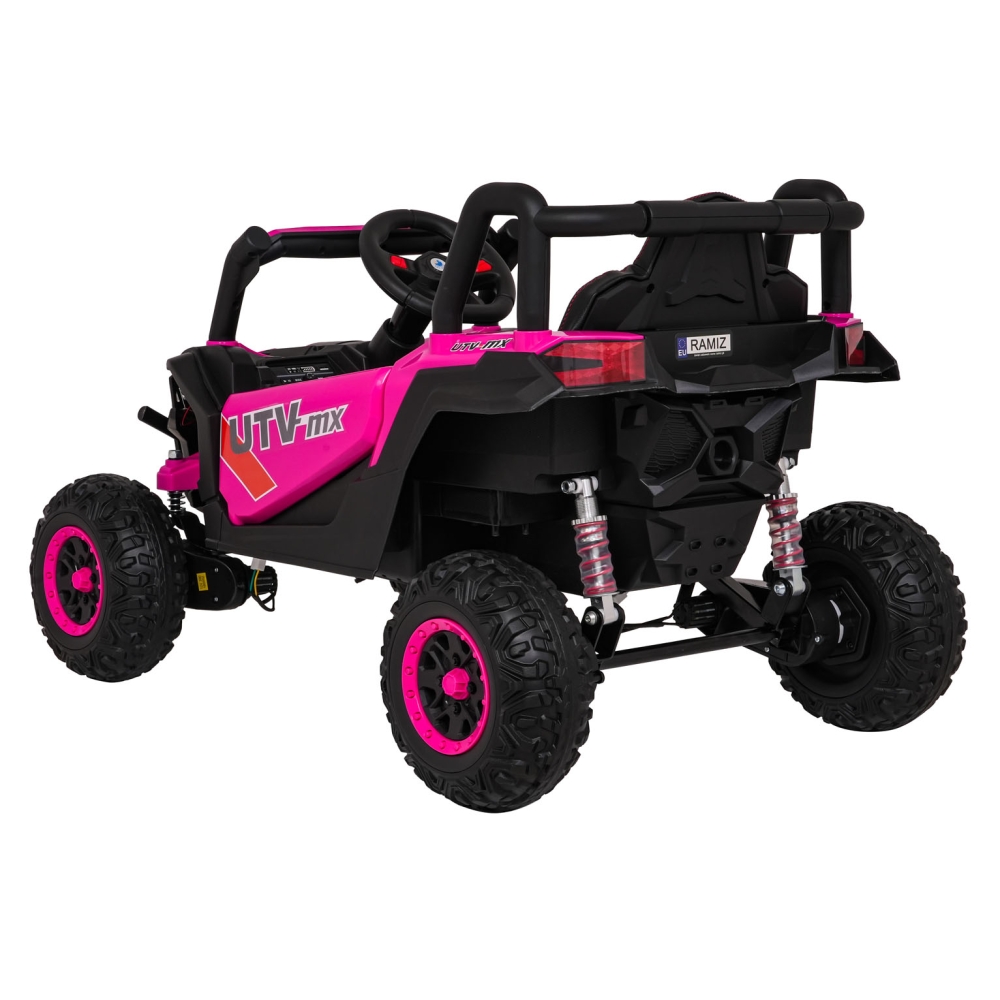 Elektrinis Buggy Madman UTV-MX, Pink-Elektromobiliai vaikams, Keturračiai ir bagiai-e-vaikas