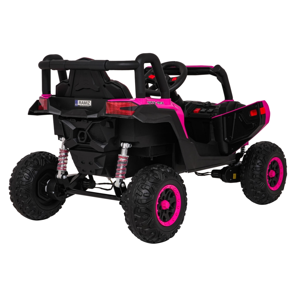 Elektrinis Buggy Madman UTV-MX, Pink-Elektromobiliai vaikams, Keturračiai ir bagiai-e-vaikas