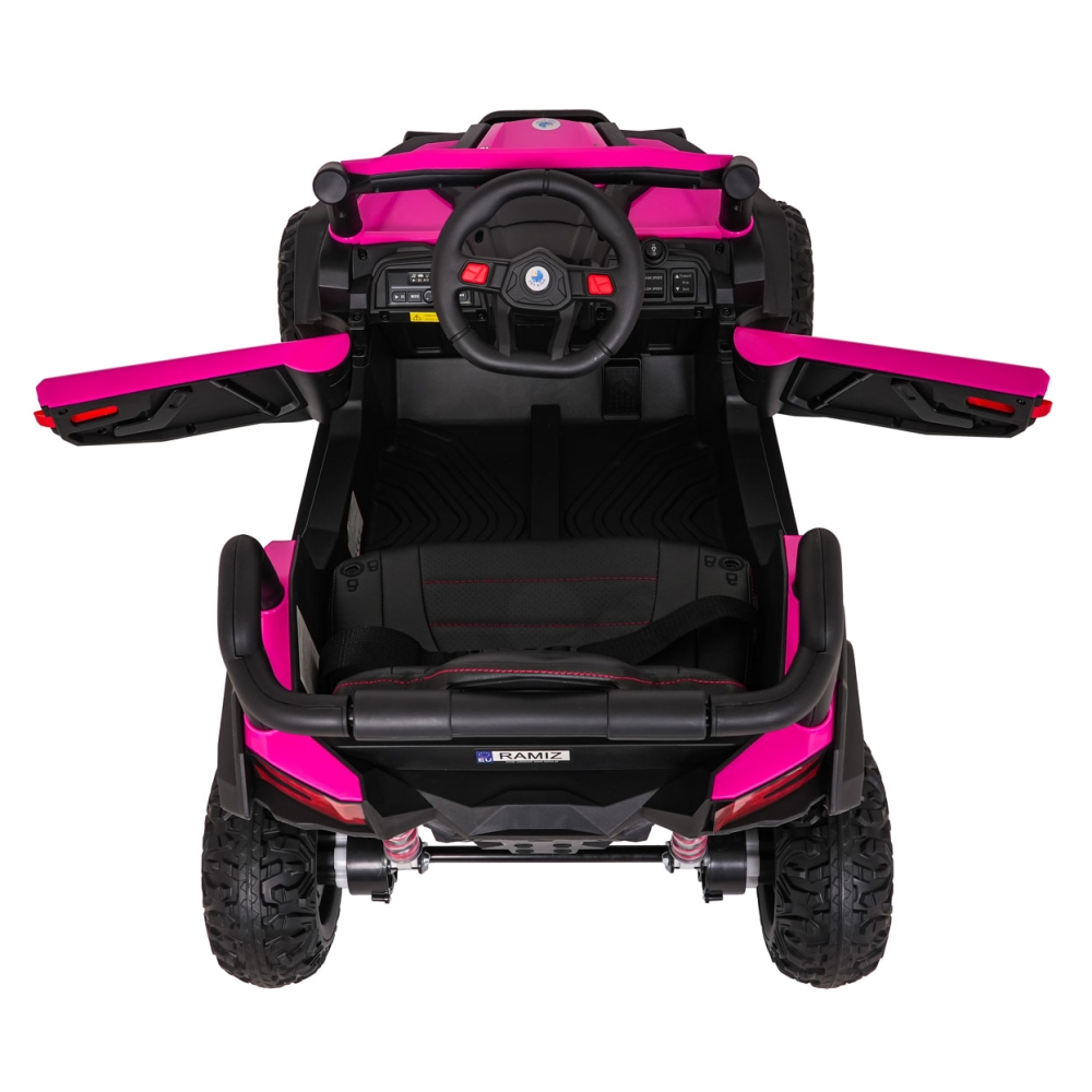 Elektrinis Buggy Madman UTV-MX, Pink-Elektromobiliai vaikams, Keturračiai ir bagiai-e-vaikas