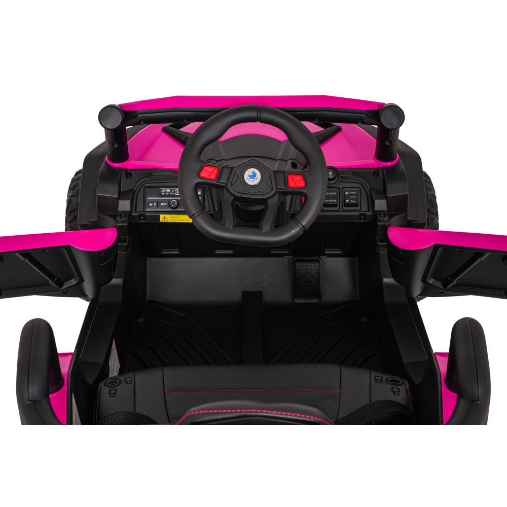 Elektrinis Buggy Madman UTV-MX, Pink-Elektromobiliai vaikams, Keturračiai ir bagiai-e-vaikas