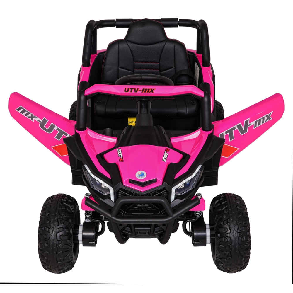 Elektrinis Buggy Madman UTV-MX, Pink-Elektromobiliai vaikams, Keturračiai ir bagiai-e-vaikas