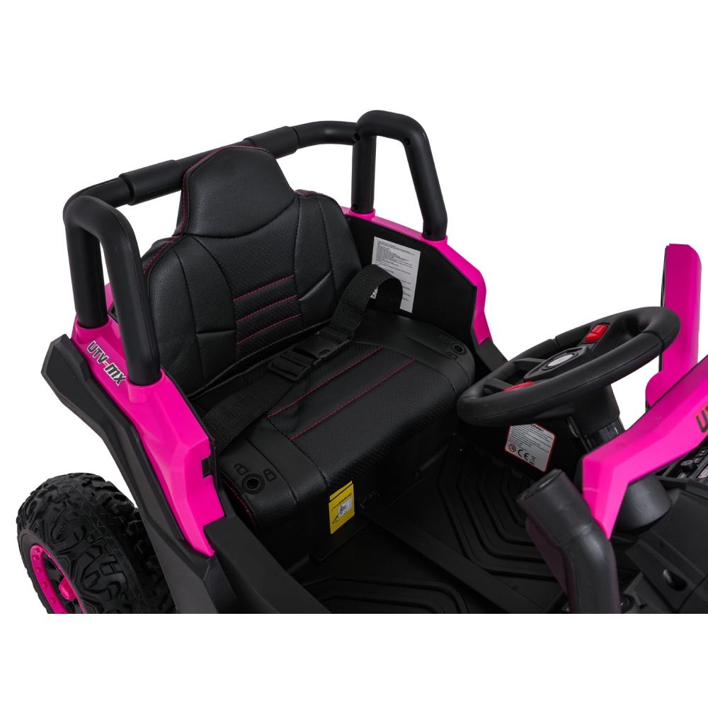 Elektrinis Buggy Madman UTV-MX, Pink-Elektromobiliai vaikams, Keturračiai ir bagiai-e-vaikas