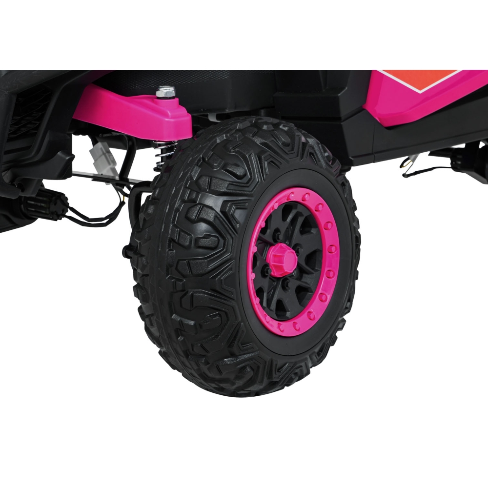 Elektrinis Buggy Madman UTV-MX, Pink-Elektromobiliai vaikams, Keturračiai ir bagiai-e-vaikas