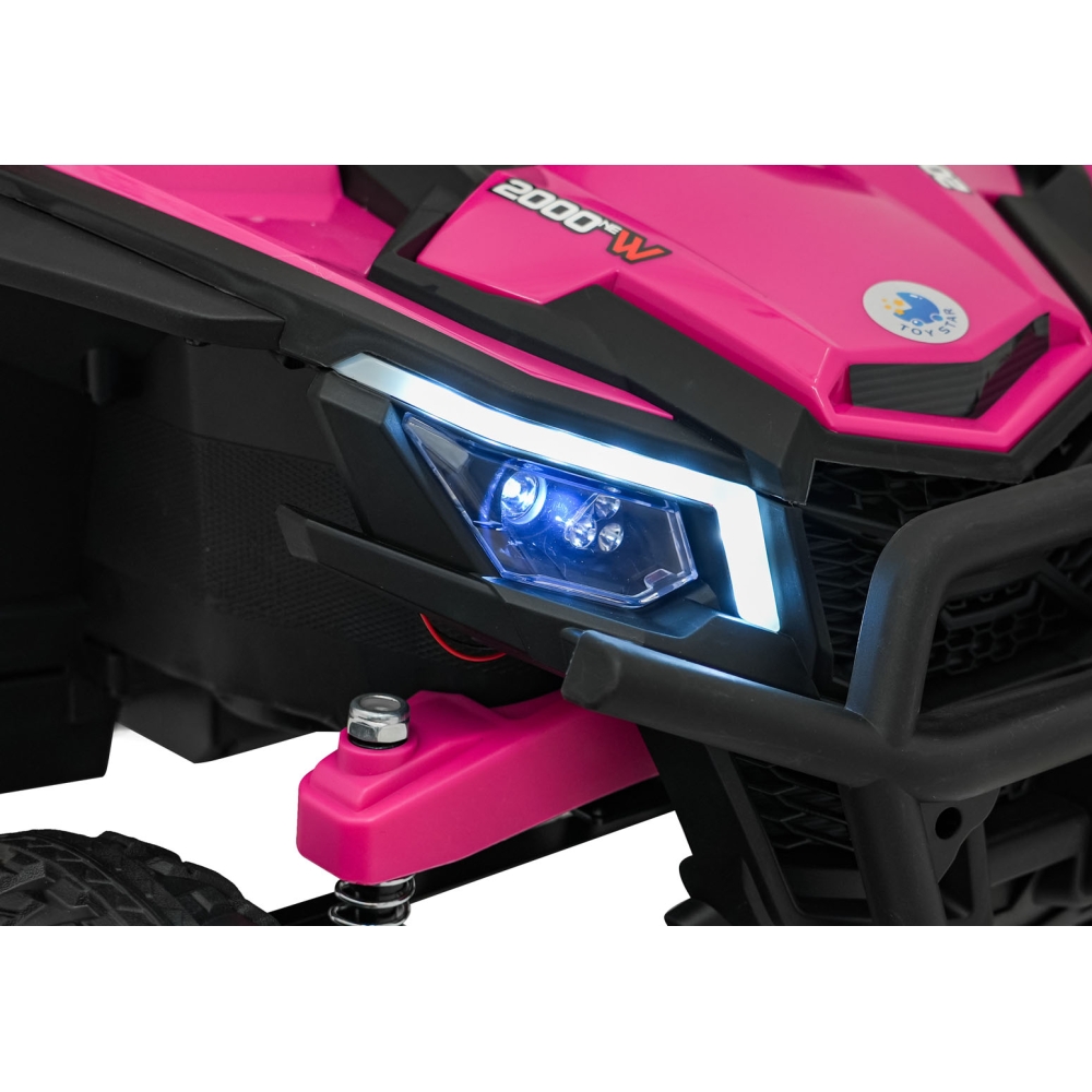 Elektrinis Buggy Madman UTV-MX, Pink-Elektromobiliai vaikams, Keturračiai ir bagiai-e-vaikas
