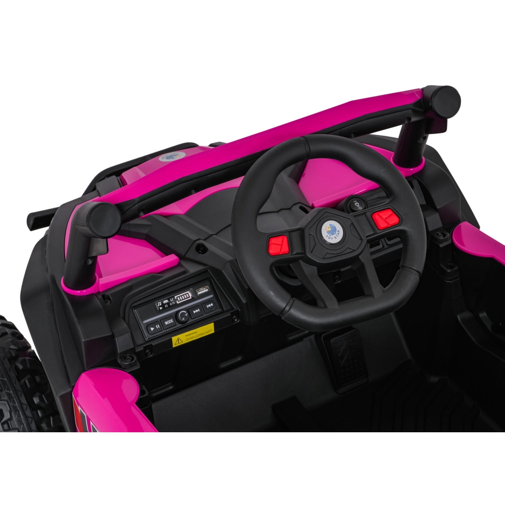Elektrinis Buggy Madman UTV-MX, Pink-Elektromobiliai vaikams, Keturračiai ir bagiai-e-vaikas