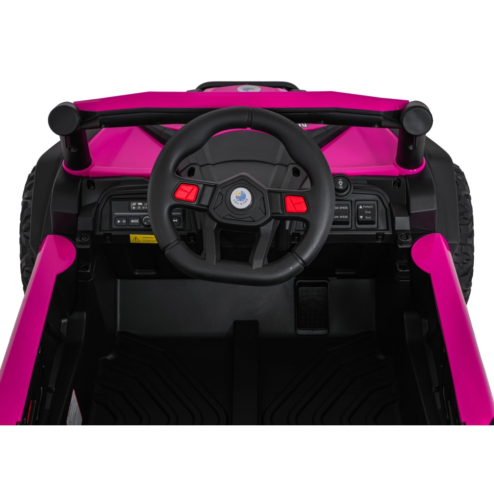Elektrinis Buggy Madman UTV-MX, Pink-Elektromobiliai vaikams, Keturračiai ir bagiai-e-vaikas