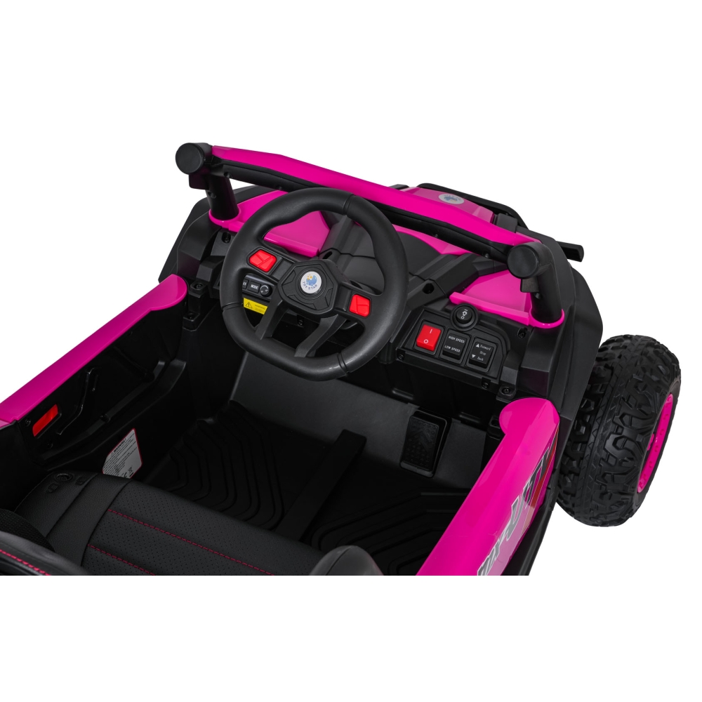 Elektrinis Buggy Madman UTV-MX, Pink-Elektromobiliai vaikams, Keturračiai ir bagiai-e-vaikas