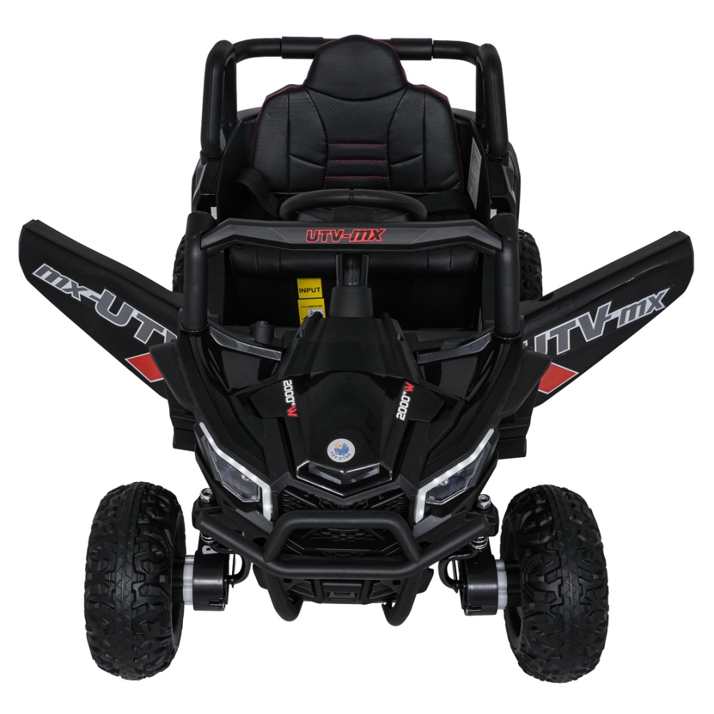 Elektrinis Buggy Madman UTV-MX, Black-Elektromobiliai vaikams, Keturračiai ir bagiai-e-vaikas