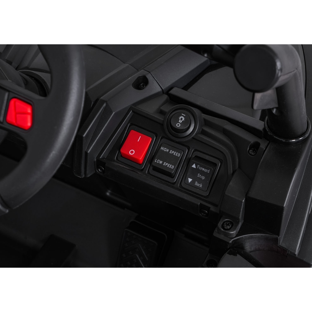 Elektrinis Buggy Madman UTV-MX, Black-Elektromobiliai vaikams, Keturračiai ir bagiai-e-vaikas