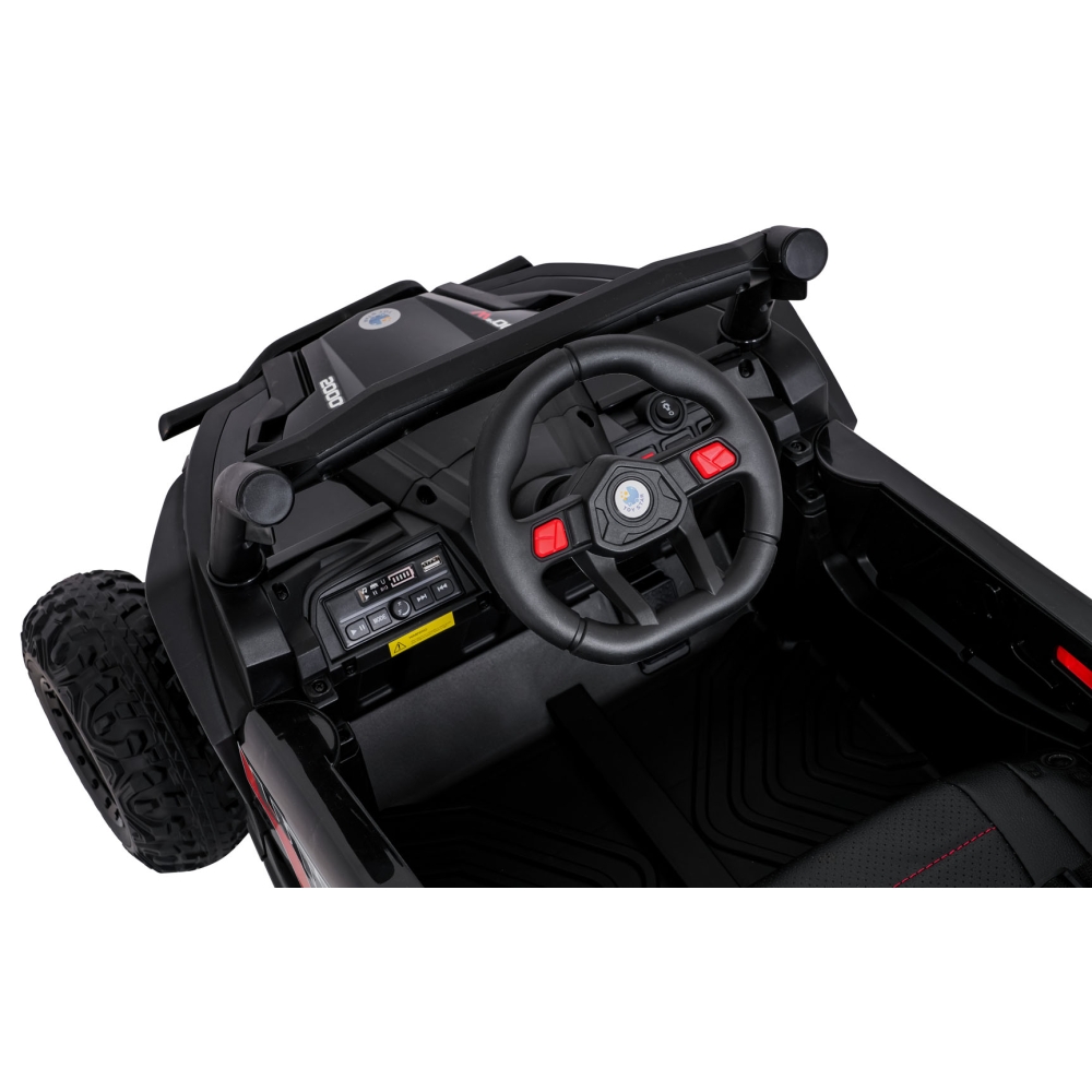 Elektrinis Buggy Madman UTV-MX, Black-Elektromobiliai vaikams, Keturračiai ir bagiai-e-vaikas