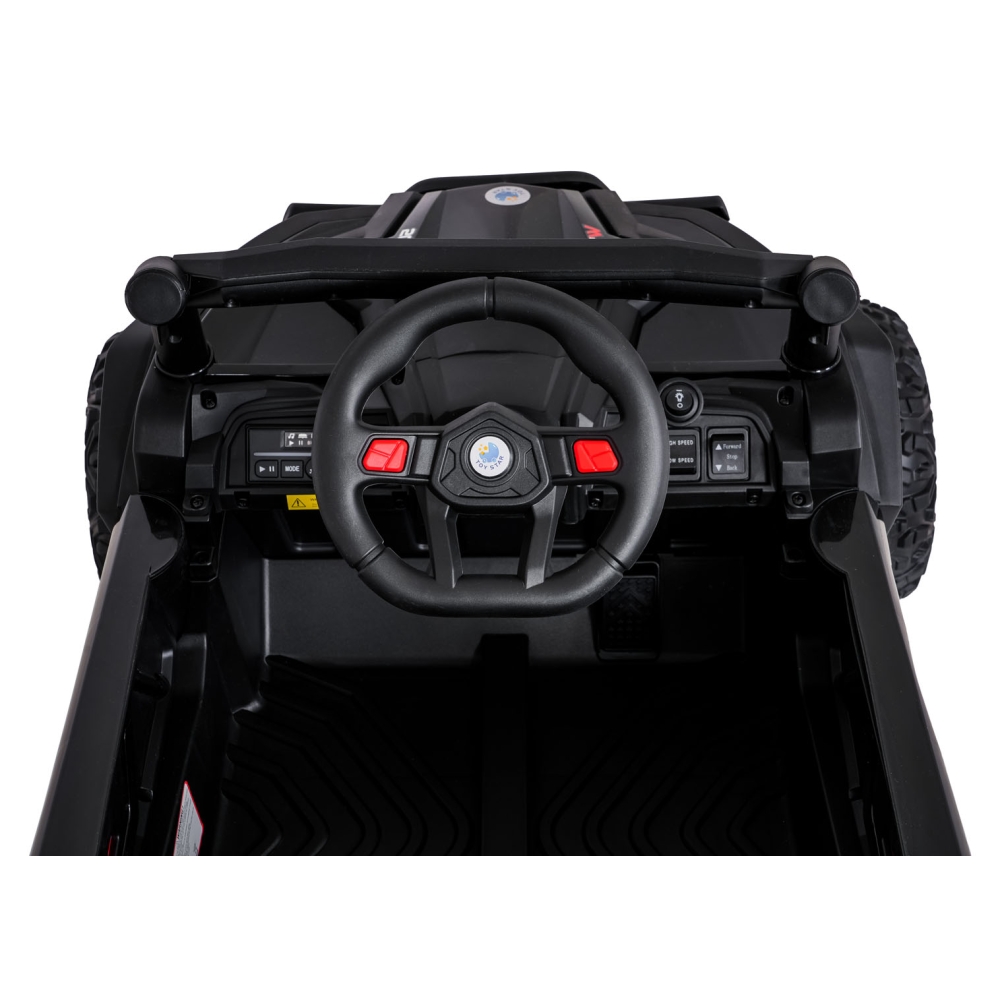 Elektrinis Buggy Madman UTV-MX, Black-Elektromobiliai vaikams, Keturračiai ir bagiai-e-vaikas