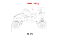 Pojazd Buggy Madman UTV-MX Czarny