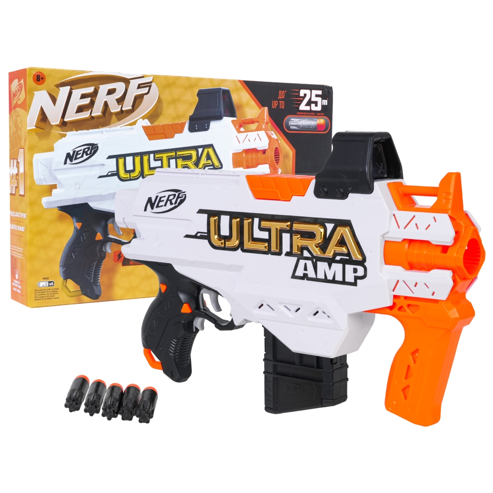 Pusiau automatinis pistoletas su strėlėmis NERF Ultra AMP-Žaislai, Žaisliniai ginklai ir šoviniai, Žaisliniai ginklai-e-vaikas