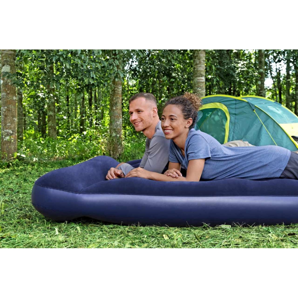 Veliūrinis čiužinys QUEEN 203/152/28cm BESTWAY-Namai, laisvalaikis, turizmas, Pripučiami čiužiniai ir baldai-e-vaikas