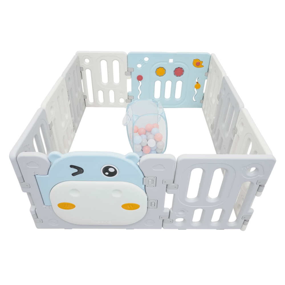 Modulinė žaidimų aikštelė Hippo, Blue-Miegui, Maniežai-e-vaikas