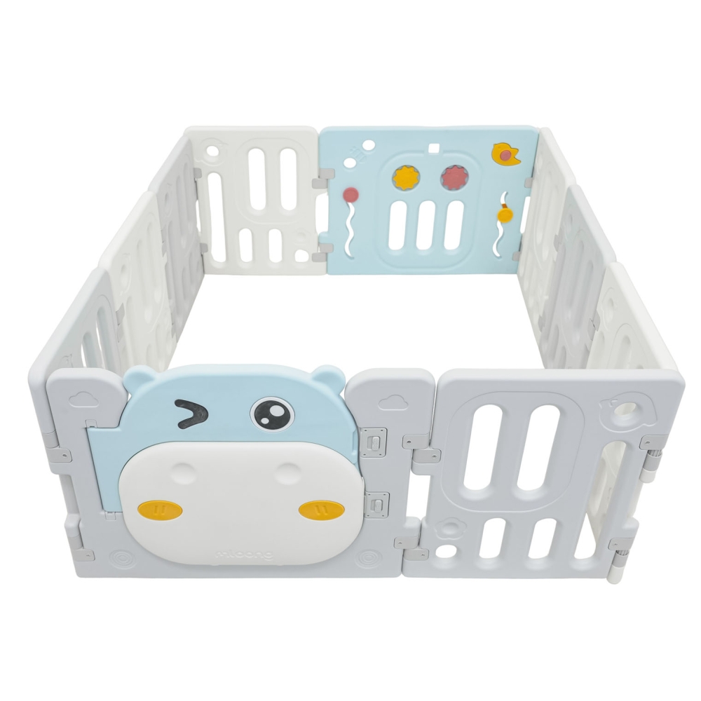 Modulinė žaidimų aikštelė Hippo, Blue-Miegui, Maniežai-e-vaikas