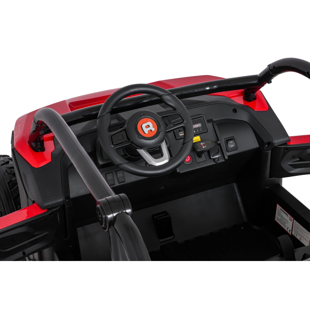 Elektromobilis RACING Road 2000, Red-Elektromobiliai vaikams, Keturračiai ir bagiai-e-vaikas
