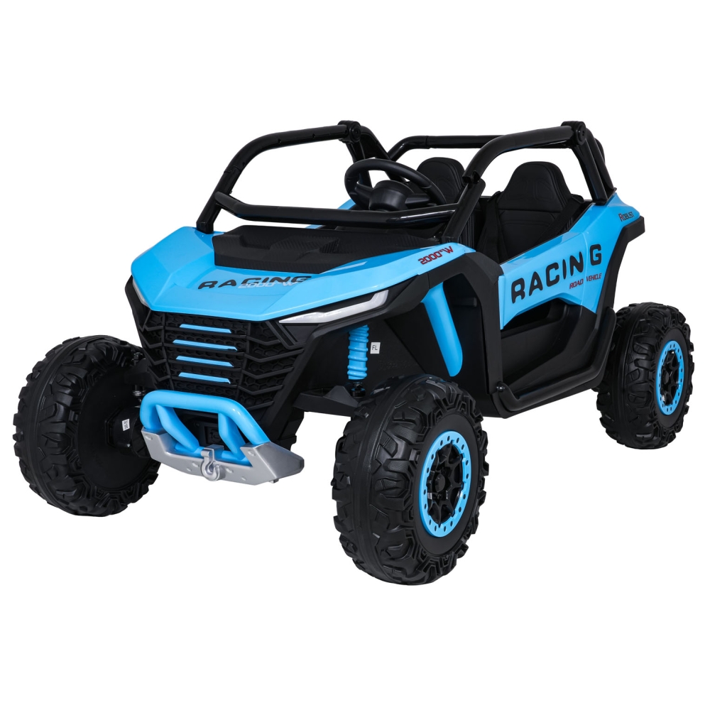 Elektromobilis RACING Road 2000, Blue-Elektromobiliai vaikams, Keturračiai ir bagiai-e-vaikas