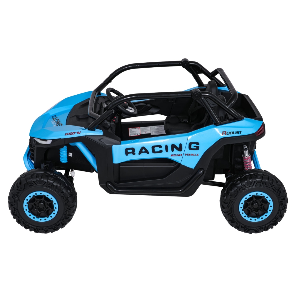 Elektromobilis RACING Road 2000, Blue-Elektromobiliai vaikams, Keturračiai ir bagiai-e-vaikas