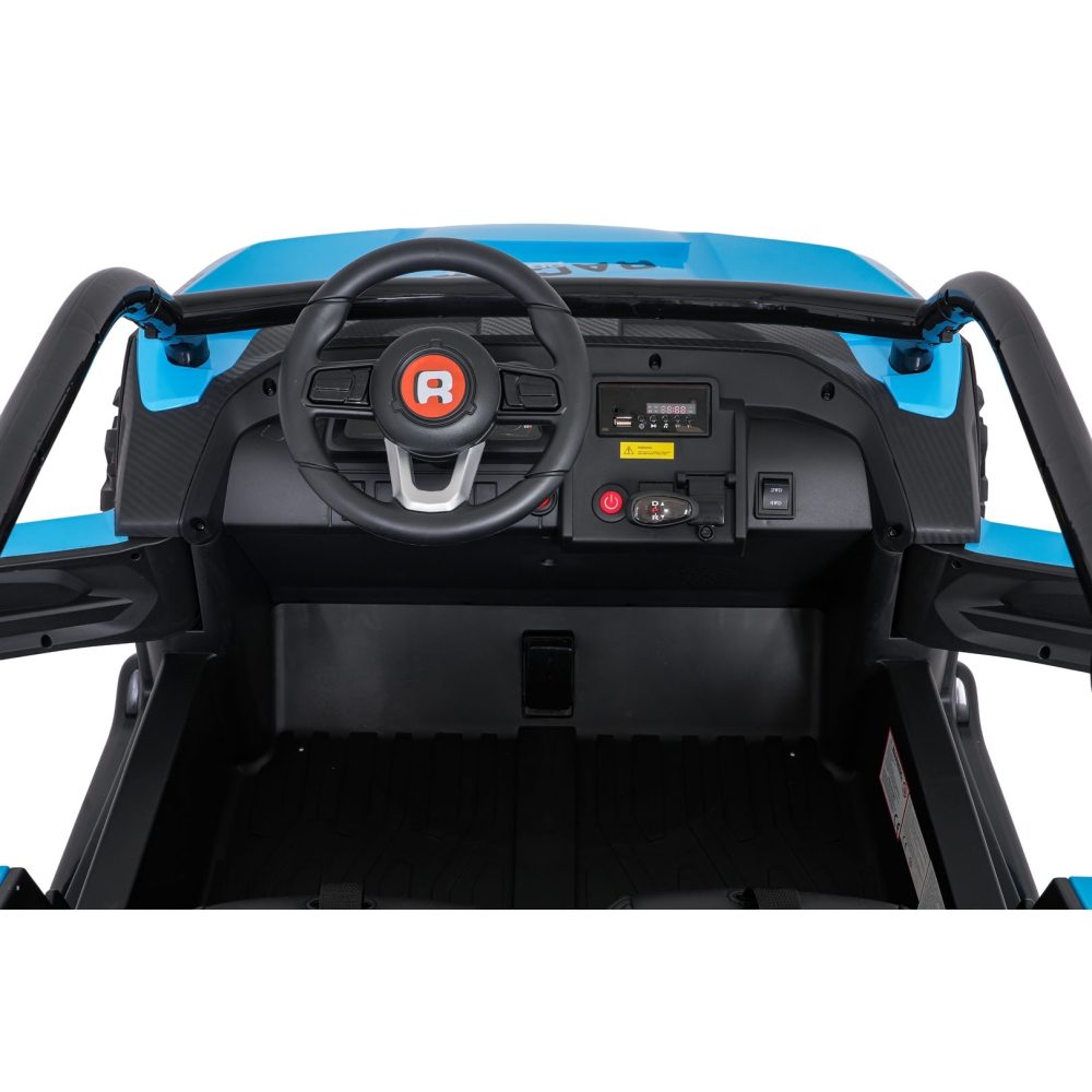 Elektromobilis RACING Road 2000, Blue-Elektromobiliai vaikams, Keturračiai ir bagiai-e-vaikas