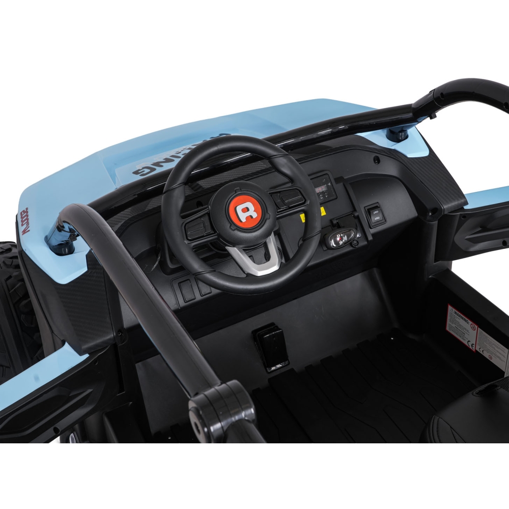 Elektromobilis RACING Road 2000, Blue-Elektromobiliai vaikams, Keturračiai ir bagiai-e-vaikas