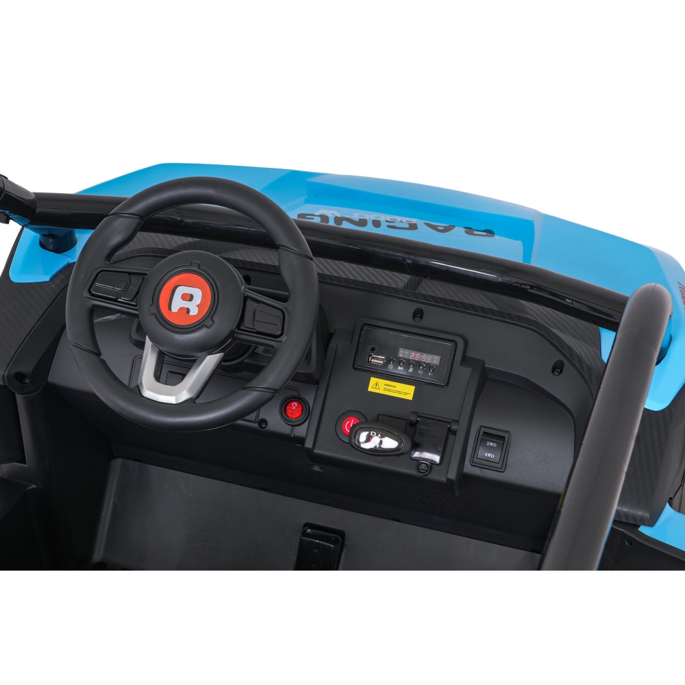 Elektromobilis RACING Road 2000, Blue-Elektromobiliai vaikams, Keturračiai ir bagiai-e-vaikas