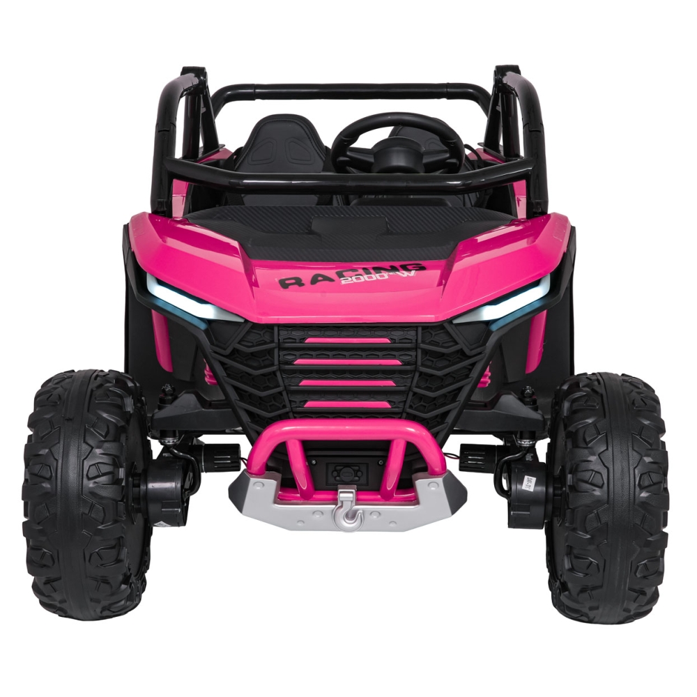 Elektromobilis RACING Road 2000, Pink-Elektromobiliai vaikams, Keturračiai ir bagiai-e-vaikas