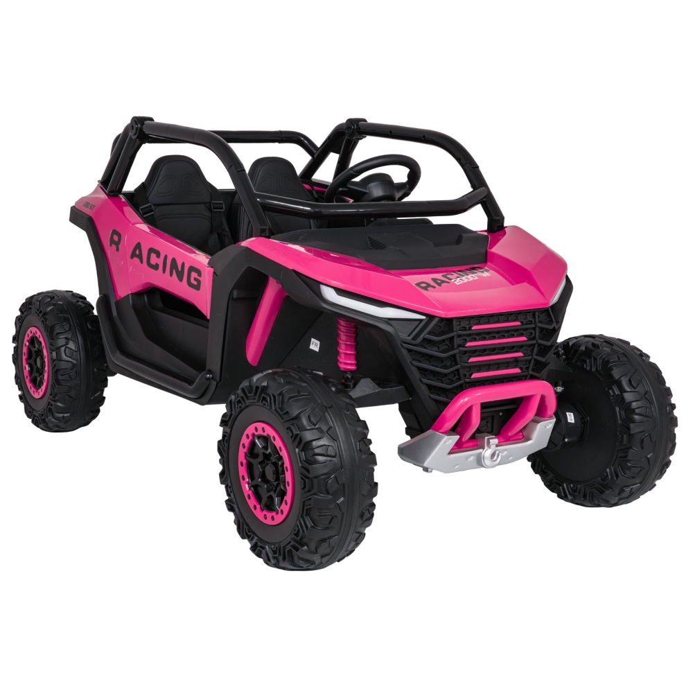 Elektromobilis RACING Road 2000, Pink-Elektromobiliai vaikams, Keturračiai ir bagiai-e-vaikas