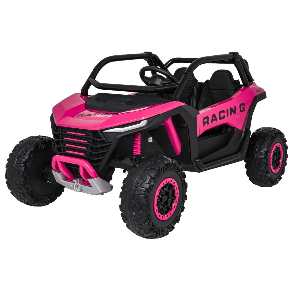 Elektromobilis RACING Road 2000, Pink-Elektromobiliai vaikams, Keturračiai ir bagiai-e-vaikas