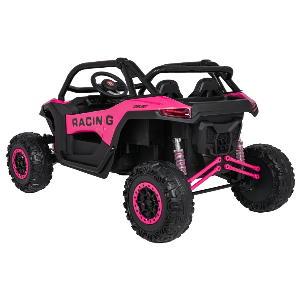 Elektromobilis RACING Road 2000, Pink-Elektromobiliai vaikams, Keturračiai ir bagiai-e-vaikas