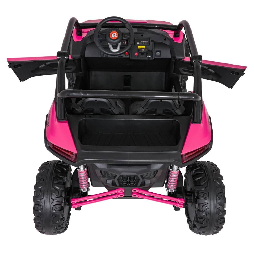 Elektromobilis RACING Road 2000, Pink-Elektromobiliai vaikams, Keturračiai ir bagiai-e-vaikas
