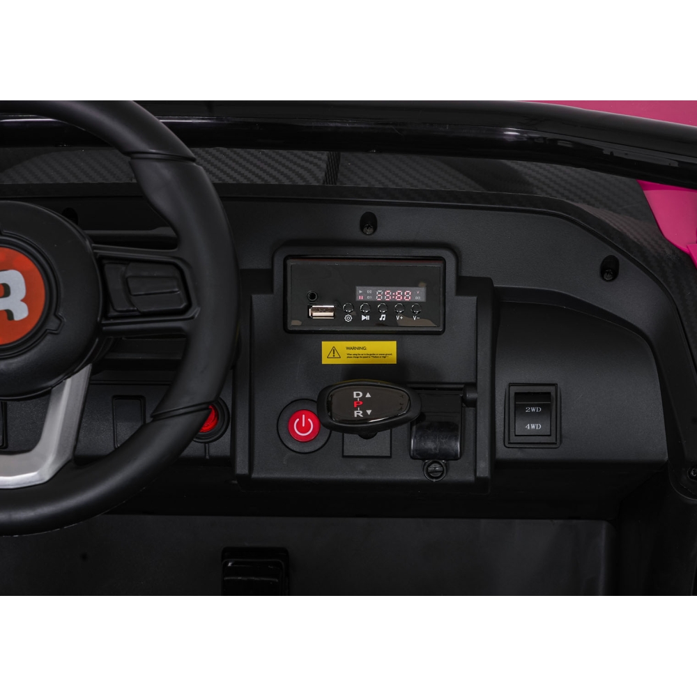 Elektromobilis RACING Road 2000, Pink-Elektromobiliai vaikams, Keturračiai ir bagiai-e-vaikas