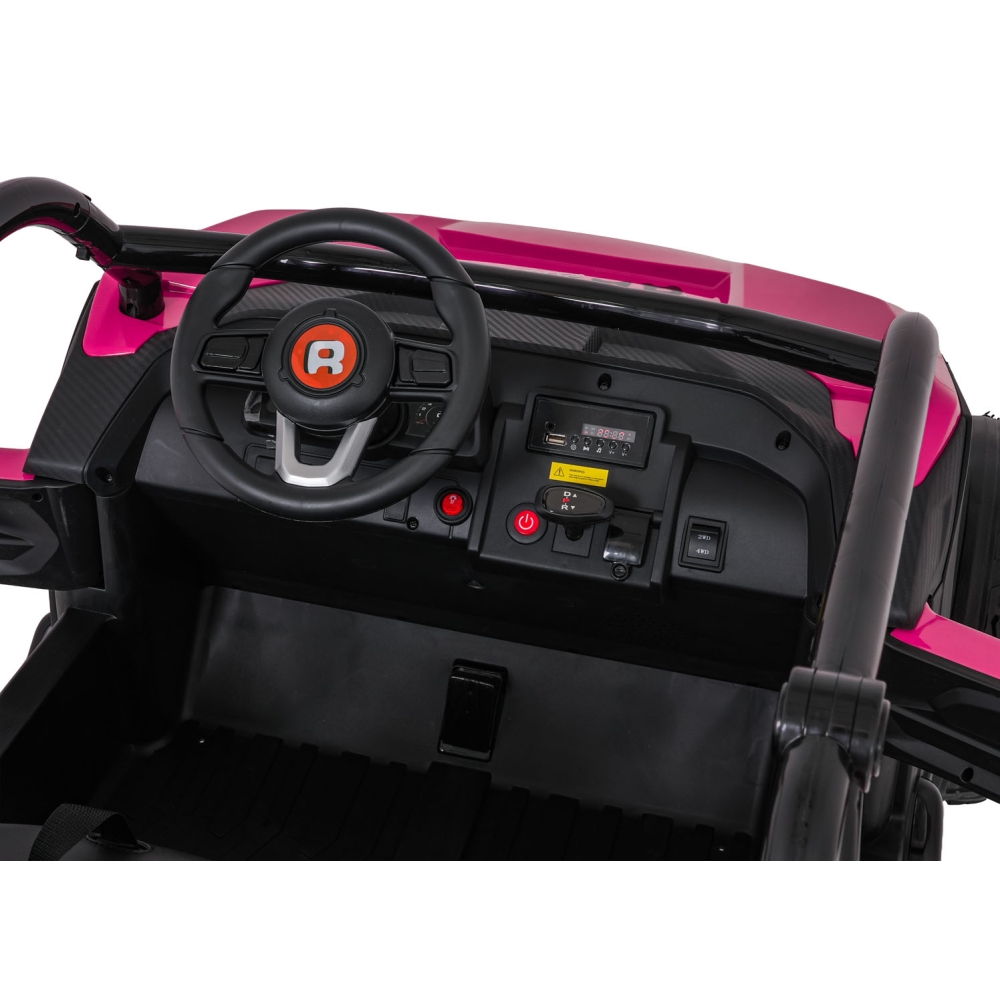 Elektromobilis RACING Road 2000, Pink-Elektromobiliai vaikams, Keturračiai ir bagiai-e-vaikas