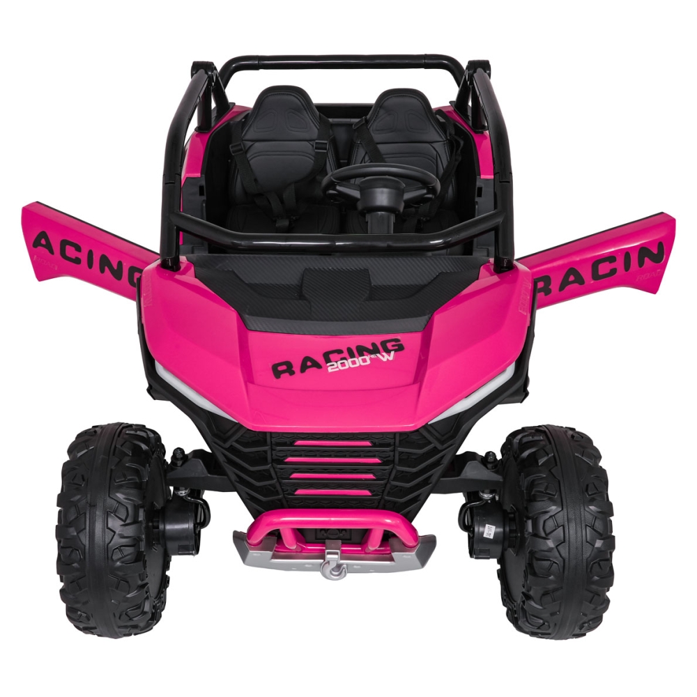 Elektromobilis RACING Road 2000, Pink-Elektromobiliai vaikams, Keturračiai ir bagiai-e-vaikas