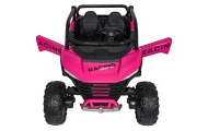 Elektromobilis RACING Road 2000, Pink-Elektromobiliai vaikams, Keturračiai ir bagiai-e-vaikas