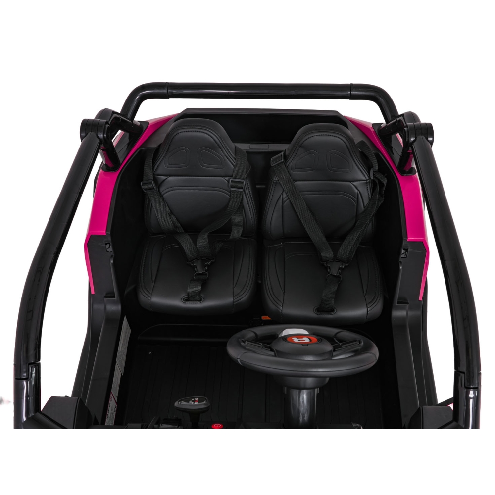 Elektromobilis RACING Road 2000, Pink-Elektromobiliai vaikams, Keturračiai ir bagiai-e-vaikas