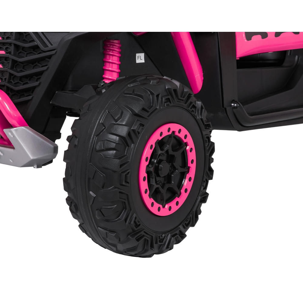 Elektromobilis RACING Road 2000, Pink-Elektromobiliai vaikams, Keturračiai ir bagiai-e-vaikas