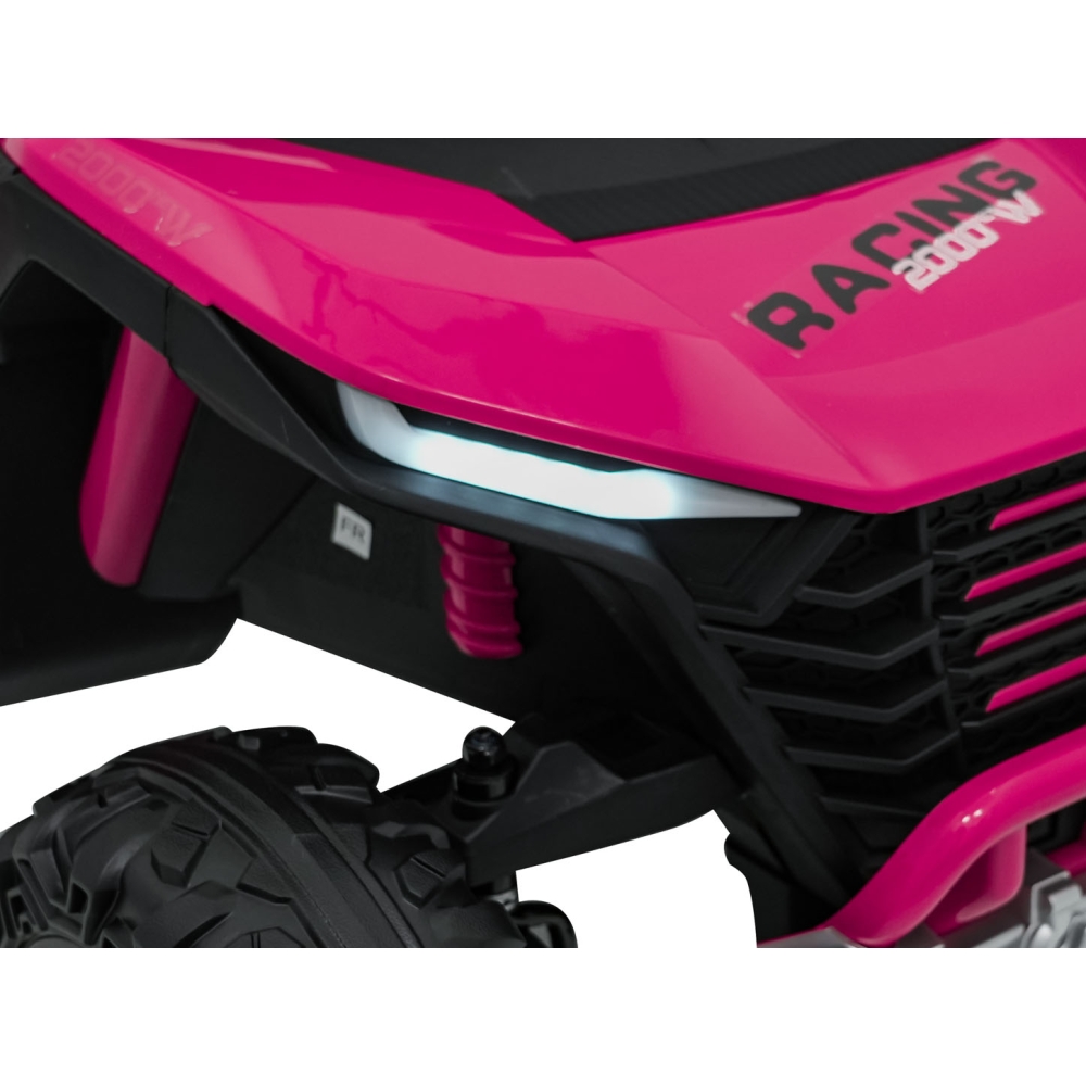 Elektromobilis RACING Road 2000, Pink-Elektromobiliai vaikams, Keturračiai ir bagiai-e-vaikas