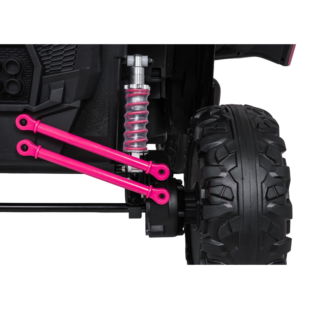 Elektromobilis RACING Road 2000, Pink-Elektromobiliai vaikams, Keturračiai ir bagiai-e-vaikas