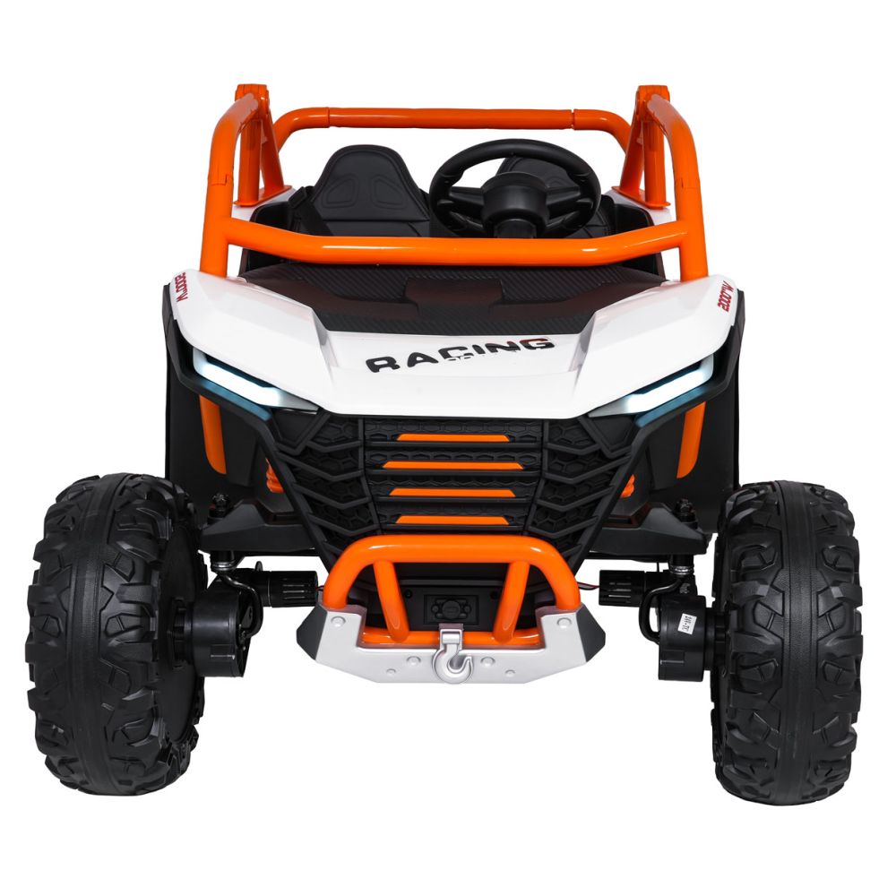 Elektromobilis RACING Road 2000, White-Elektromobiliai vaikams, Keturračiai ir bagiai-e-vaikas