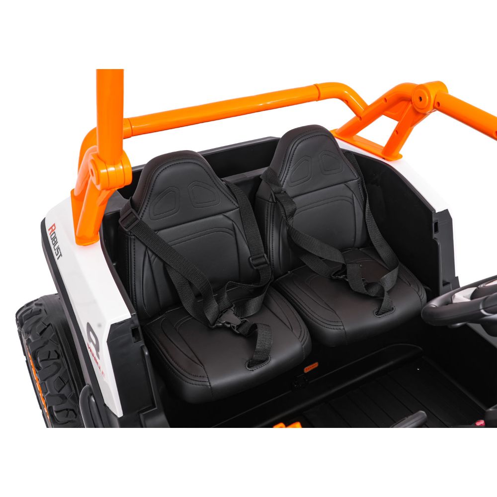 Elektromobilis RACING Road 2000, White-Elektromobiliai vaikams, Keturračiai ir bagiai-e-vaikas